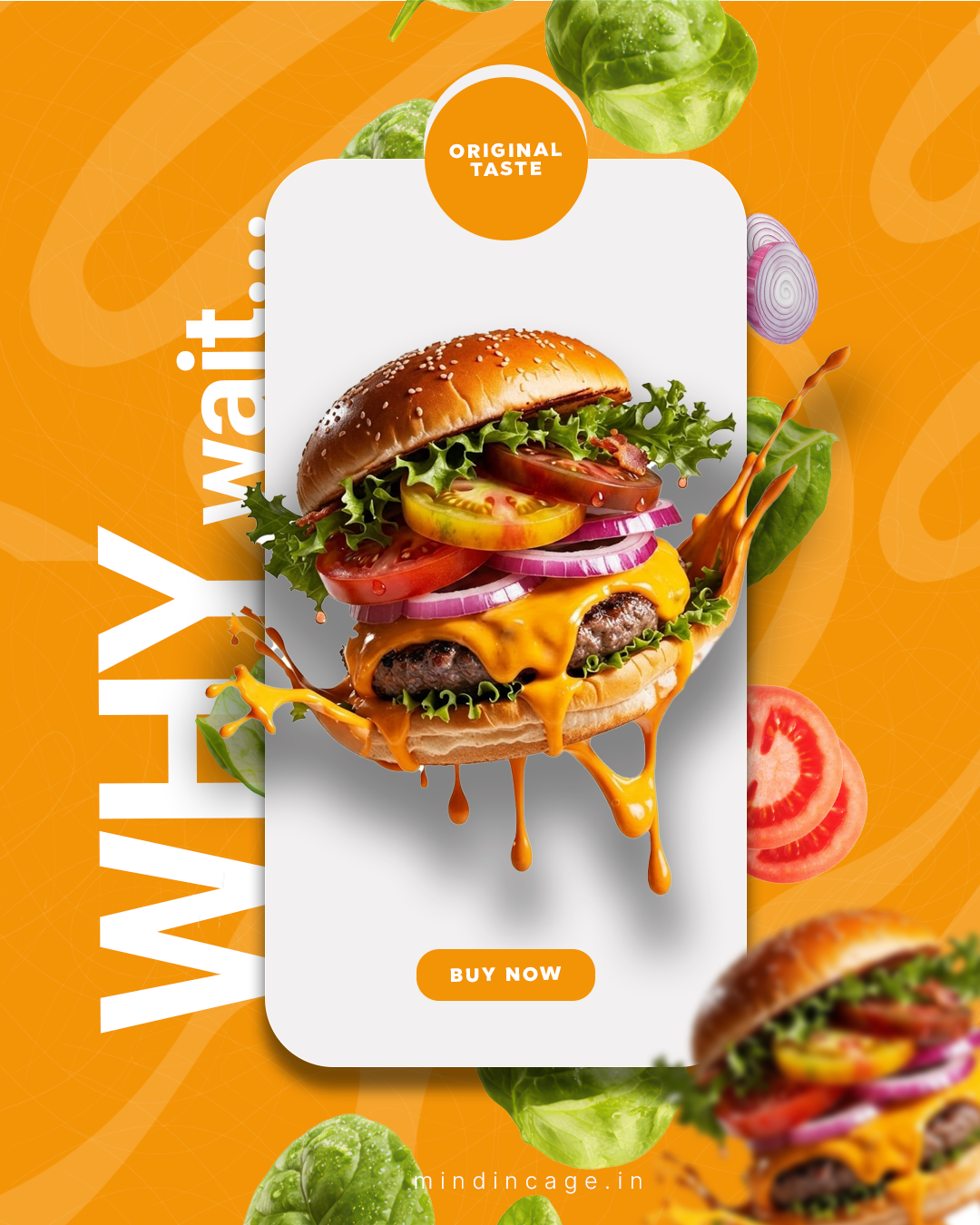 burger ad design